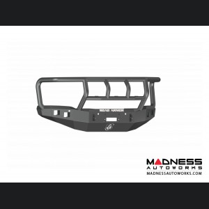 GMC Sierra 1500 Stealth Front Winch Bumper Titan II Guard - Smittybilt XRC - Texture Black WARN M12000